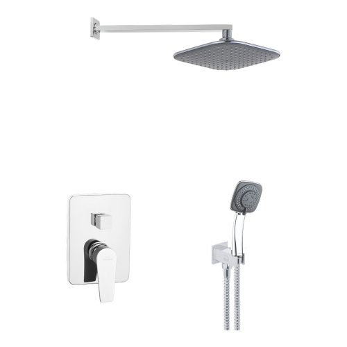 Invena DOKOS falsík alatti zuhanyrendszer szett, króm