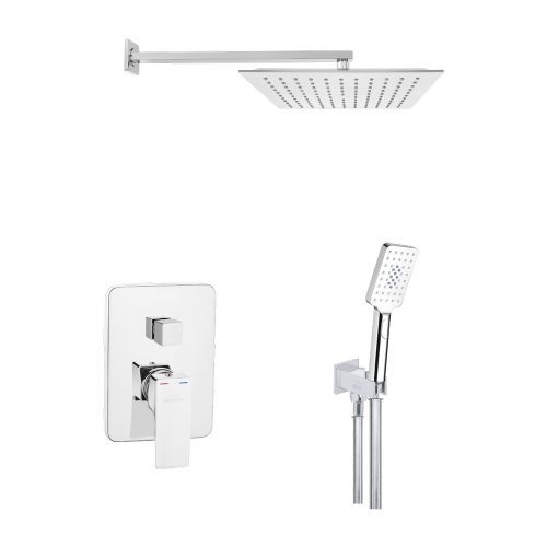 Invena NYKS falsík alatti zuhanyrendszer szett, króm