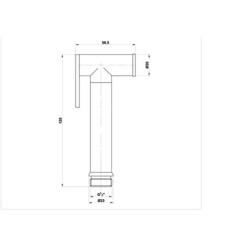 Sapho Bidé zuhanyfej, króm (BS616)