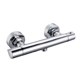   Invena SLIM termoszátos zuhanycsaptelep, zuhanyszett nélkül, króm