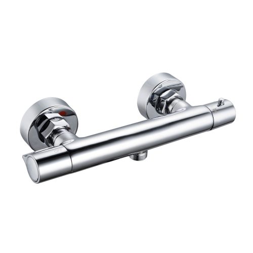 Invena SLIM termoszátos zuhanycsaptelep, zuhanyszett nélkül, króm