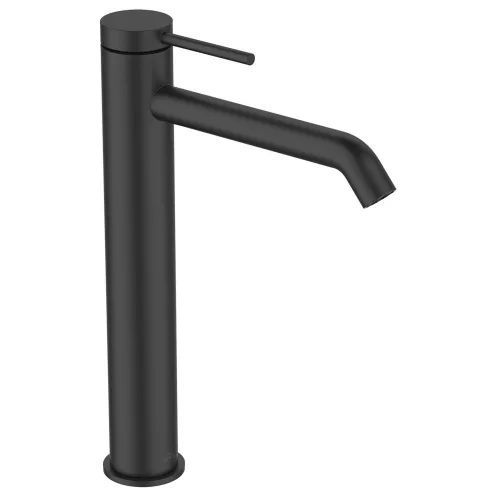Invena KALITEA magasított mosdócsaptelep, álló, fekete, waterplating bevonat