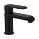 Invena SIROS BLACK mosdócsaptelep, álló, fekete, waterplating bevonat