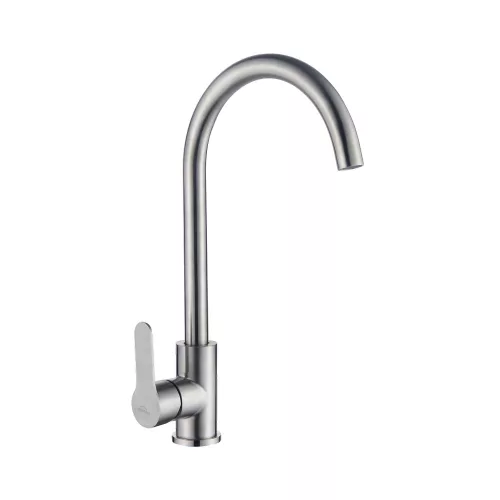 Invena TREND INOX konyhai csaptelep, álló, forgatható kifolyóval, króm