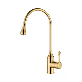 Invena PINGO GOLD konyhai csaptelep, arany, PVD bevonat