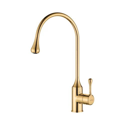Invena PINGO GOLD konyhai csaptelep, arany, PVD bevonat