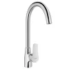 Invena VERSO konyhai csaptelep, álló, forgatható kifolyóval, króm
