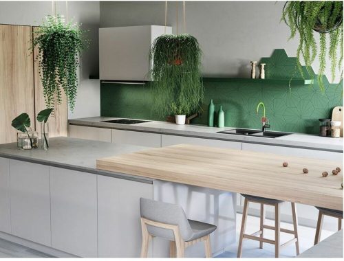 Ferro Zumba konyhai csaptelep elasztikus ZÖLD kifolyóval BZA4G