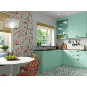   Ferro Zumba konyhai csaptelep elasztikus MENTAZÖLD kifolyóval BZA4M