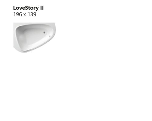 Ravak kád LoveStory II J sarokkád