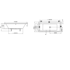 Ravak FORMY 01 kád 180x80cm