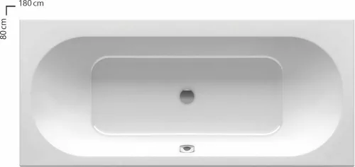 Ravak CITY SLIM kád 180x80cm