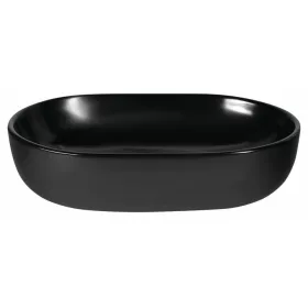   Sapho Caleo kerámia mosdó ráépíthető fekete 61cm széles CA590B