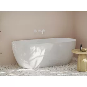   Ravak FREEDOM O TEC szabadonálló kád 170x77cm fehér, króm lefolyóval