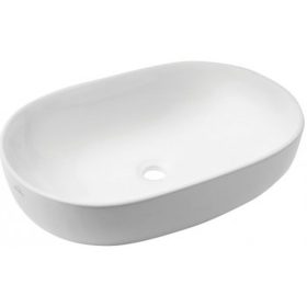 Invena TEJA mosdókagyló, ovális, asztali, 60 cm, fehér