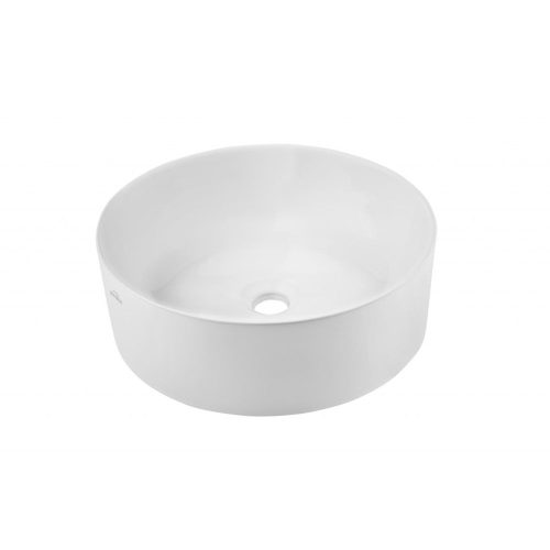 Invena KETO mosdókagyló, kerek, asztali, átmérő 42 cm, fehér
