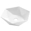 Invena NAKSOS INVENA TREND mosdókagyló, hatszögletű, asztal, átmérő 54 cm, fehér