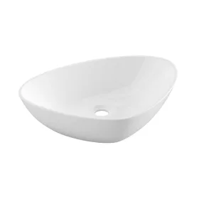   Invena TRIGONO mosdókagyló, háromszögletű, asztali, 50 cm, fehér