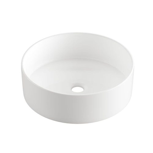 Invena LIMNOS mosdókagyló, kerek, asztali, átmérő 36 cm, fehér
