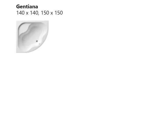 Ravak kád Gentiana 140 sarokkád