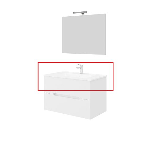 SaviniDue IRIS 80 Canova kerámia mosdó 81x46cm