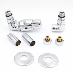   AREZZO design CORNERPEX/VISION radiátor szelep króm, bal AR-CORNERPEX-CR-L