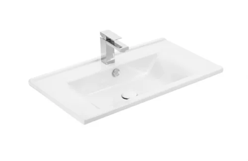 Viva Style KARINA 75 lábon álló fürdőszobabútor 3 fiókos, Sanovit Atria 9075 mosdóval 75x46 cm