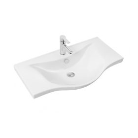   Viva Style BIANKA 80 lábon álló fürdőszobabútor 3 fiókos, Sanovit Albatros 10080 mosdókagylóval 80 cm