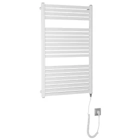   Sapho/Aqualine TONDI-E elektromos fürdőszobai radiátor fűtőpatronnal egyenes 600x970mm 400W fehér