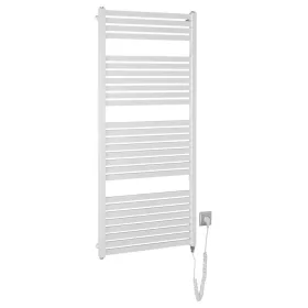   Sapho/Aqualine TONDI-E elektromos fürdőszobai radiátor fűtőpatronnal egyenes 600x1330mm 600W fehér
