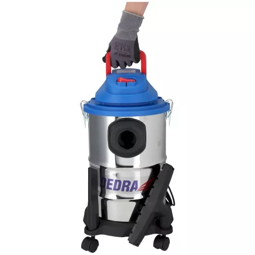 Dedra porszívó nedves és száraz, 1200W, szívóerő 16 kPa, tartály 20 liter