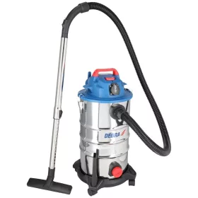   Dedra porszívó nedves és száraz, 1400W, szívóerő 21 kPa, tartály 30 liter