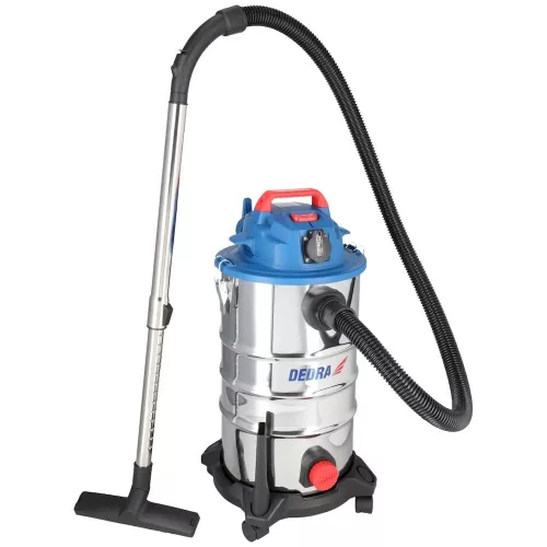 Dedra porszívó nedves és száraz, 1400W, szívóerő 21 kPa, tartály 30 liter