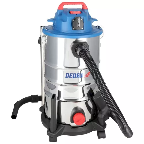 Dedra porszívó nedves és száraz, 1400W, szívóerő 21 kPa, tartály 30 liter