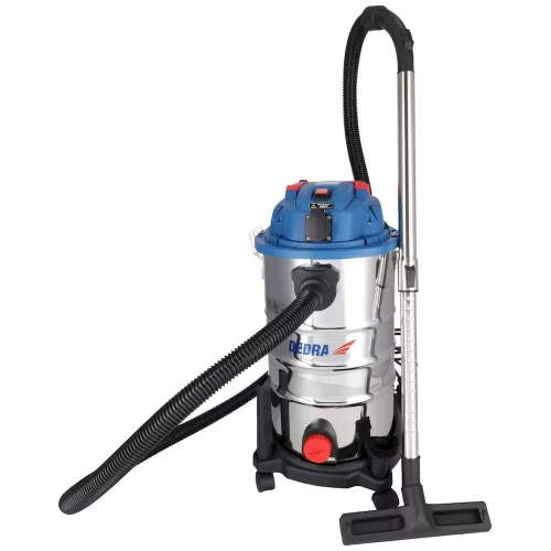 Dedra porszívó nedves és száraz, 1600W, szívóerő 21 kPa, tartály 30 liter