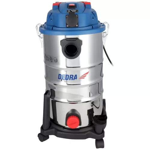 Dedra porszívó nedves és száraz, 1600W, szívóerő 21 kPa, tartály 30 liter
