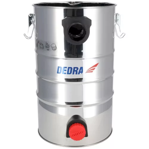 Dedra porszívó nedves és száraz, 1600W, szívóerő 21 kPa, tartály 30 liter