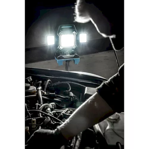 Dedra akkumulátoros műhelylámpa 25W/18V/2250LM, 45W/4000LM/230V, akku nélkül, 96db SMD LED