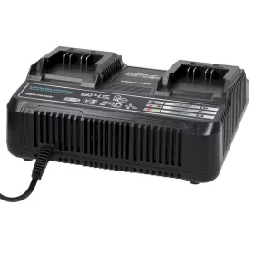   Dedra akkumulátor gyorstöltő DUPLA, 18V 4A, intelligens, beépített ventilátor