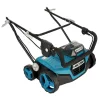 Dedra akkumulátoros gyepszellőztető 2x18V, munkaszélesség 38cm, akku nélkül, 45 l-es kosár
