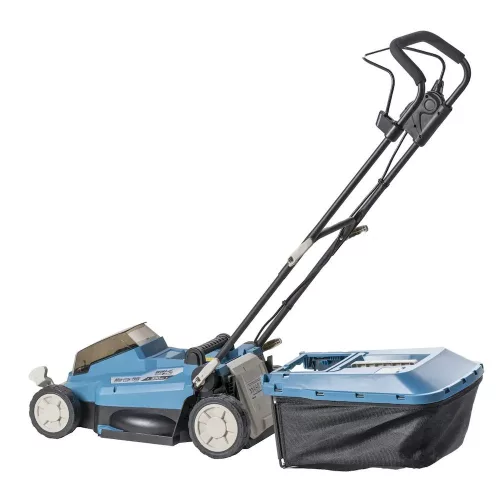 Dedra akkumulátoros fűnyíró 18V, akku nélkül, 33cm vágási szélesség, 30 l-es kosár