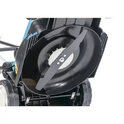 Dedra akkumulátoros fűnyíró 18V, akku nélkül, 33cm vágási szélesség, 30 l-es kosár