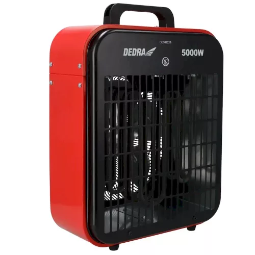 Dedra elektromos hőlégfúvó 5kW 400V (háromfázisú), fémházas