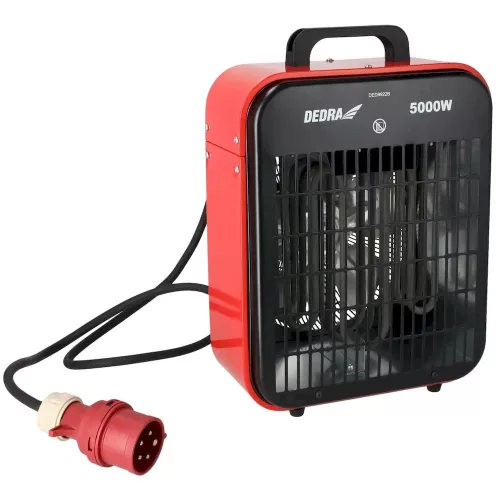Dedra elektromos hőlégfúvó 5kW 400V (háromfázisú), fémházas