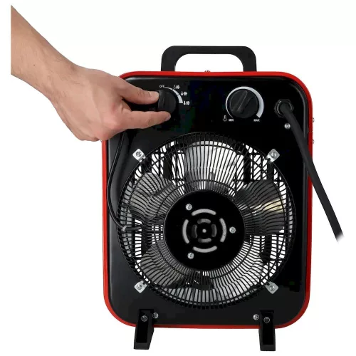 Dedra elektromos hőlégfúvó 5kW 400V (háromfázisú), fémházas