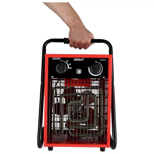 Dedra elektromos hőlégfúvó 5kW 400V (háromfázisú), fémházas
