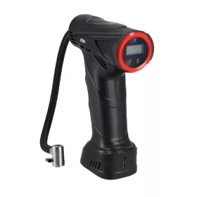   Dedra Kerékpumpa 1500mAh 12V 77W, 3 szelepadapter, max. 10,3 BAR