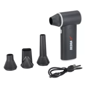   Dedra Mini turbó LÉGFÚVÓ akkumulátoros 7.4V, 2x2500mAh, USB