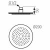 Ferro Fém fejzuhany gömbcsuklóval d20cm DSN03