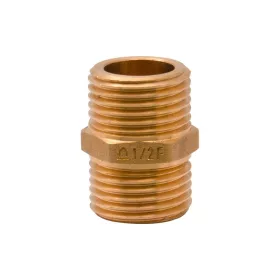 Ermetiq Közcsavar réz 1/2"x30mm lapos tömítés